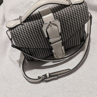 Borsa a spalla JOY'S pied-de-poule