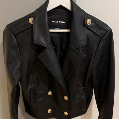 Kunstleder Jacke
