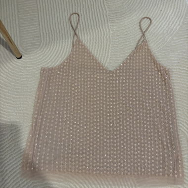 Pink Sequin Top