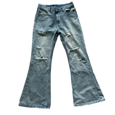Simple Project Jeans with Distressed Effect