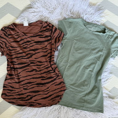 Lotto 2 t-shirt donna manica corta