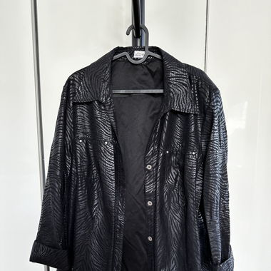 Atelier AG Création Giacca Nera Oversize da Donna