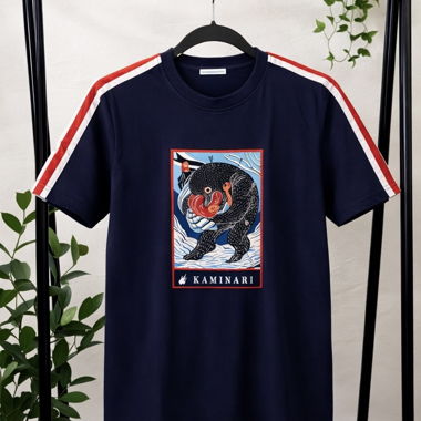 T-shirt blu navy Kaminari