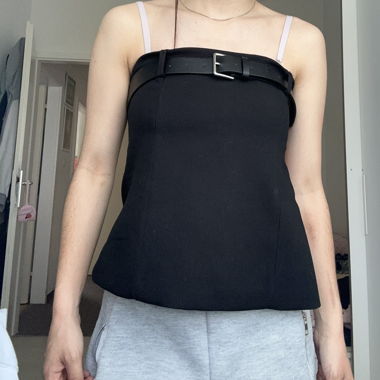 Zara tube Top mit Gürtel