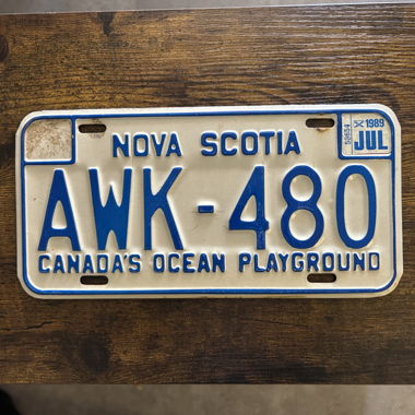 Autoschild, Nova Scotia AWK-480 - Kanada