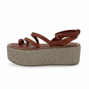 Max Mara Biarritz Strap Sandal EU 40 Brown