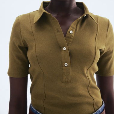 Polo vert olive H&M