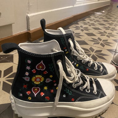 converse mit plateau sohle