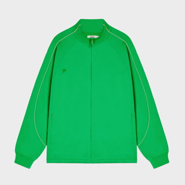 Giacca lunga verde Pangaia, taglia S