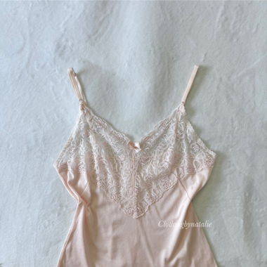 Japanese Pink Nylon Cami (S)