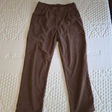 Pantaloni in tessuto marrone