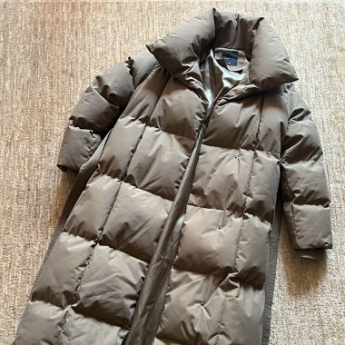 Veste longue marron