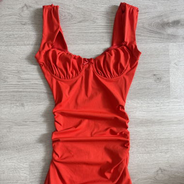 Red Slim Fit Dress - Forever 21