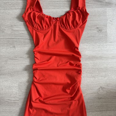 Abito Slim Fit Rosso - Forever 21