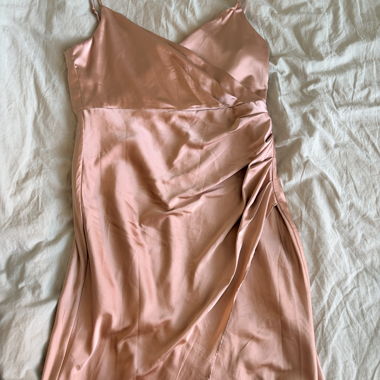 Champagne Midi Dress
