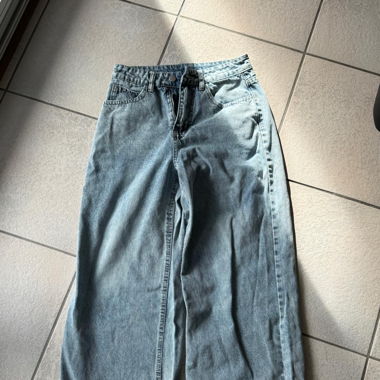 Pantalon large bleu claire 