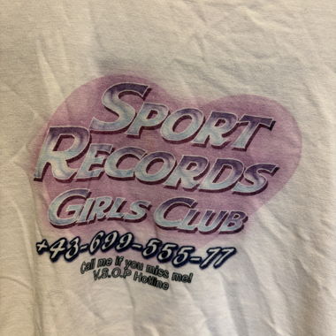 T-shirt Sport Records Girls Club