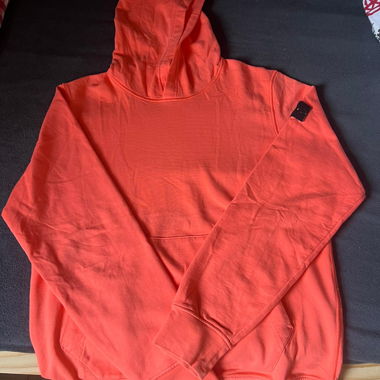 Coral Red Stone Island Junior Pullover 