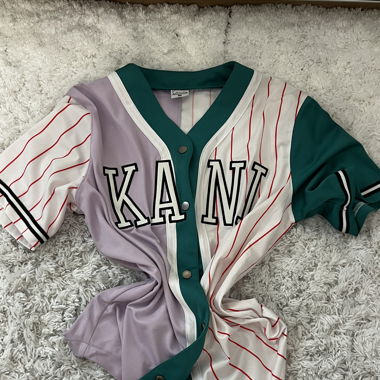 Karl Kani button up jersey