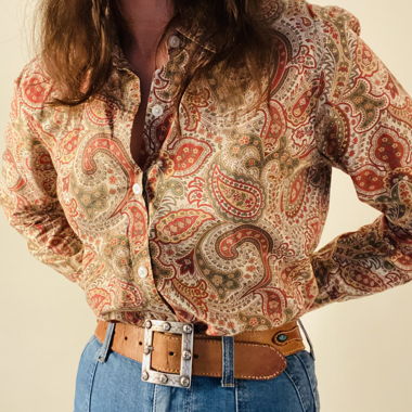 Paisley Cotton Blouse