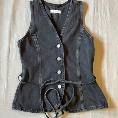 Gilet denim senza maniche MNG