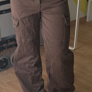 Braune Cargo-Hose