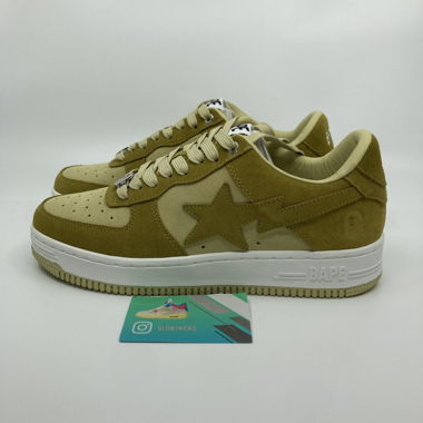 Bape Sta Sneaker Beige/suede yellow Gr. 42.5/US 9