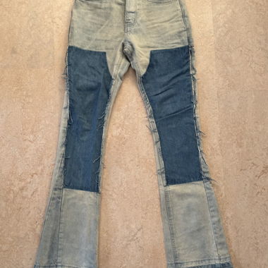 flaired jeans