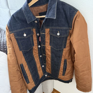 Dsquared2 bi-material jacket