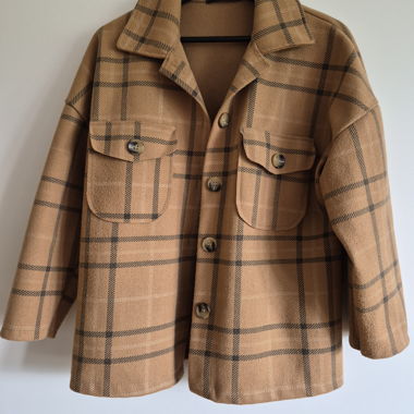 Giacca overshirt a quadri