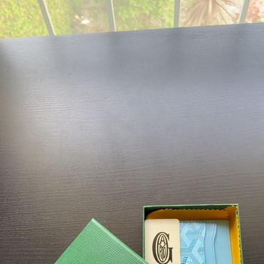 Blue Goyard Card Holder