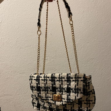Black and white bag