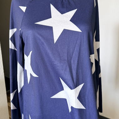 Kleid mit Sternenprint