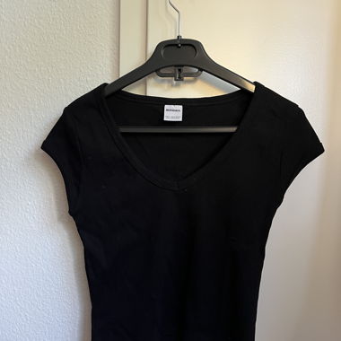 Top corto Bershka nero, taglia M