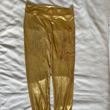Leggings GOLD Christian Audigier „Ed Hardy“
