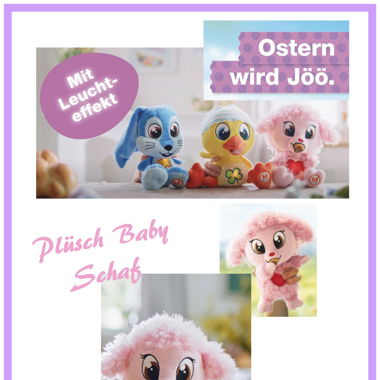 Migros Plüsch Baby Schaf Lamm Ostern Leuchtet _2