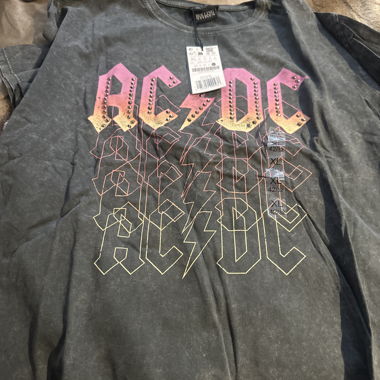 AC/DC Washed Black T-Shirt