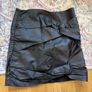 GUESS Lederrock schwarz Gr. 4