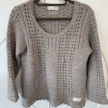 Odd Moll* beige knit sweater size 2
