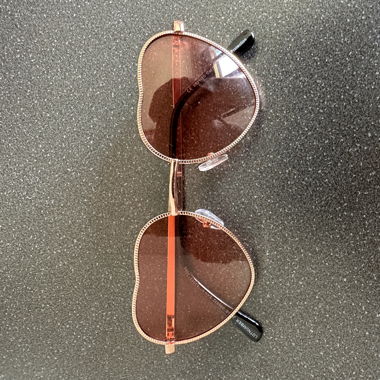 Heart-shaped sunglasses