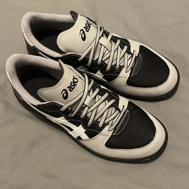 Baskets ASICS noir/blanc/gris clair
