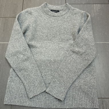 Amisu grauer Strickpullover XS
