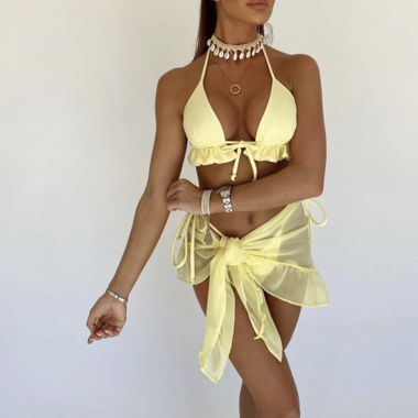 Beautiful yellow bikini set nee