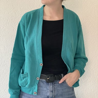 Jaquette turquoise 