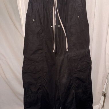 Rick Owens black bela cargo pants