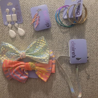 Set Claire's capelli & orecchini street parade party