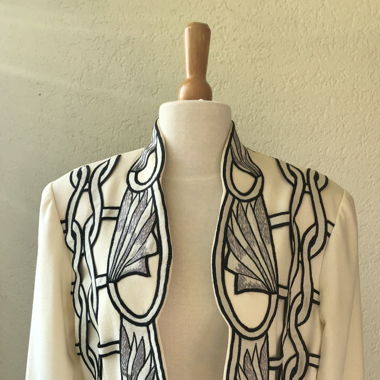Veste vintage Korii Joko brodée