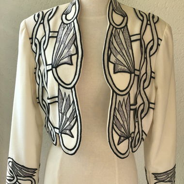 Veste vintage Korii Joko brodée