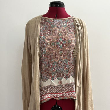 Boho Shirt & Cardigan