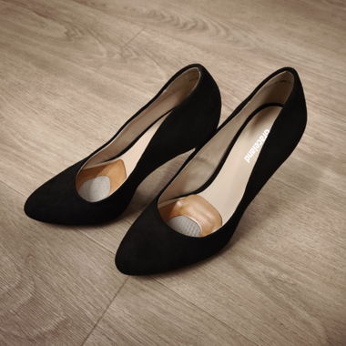 Black high heels